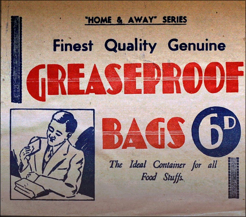 greaseproof bags sign