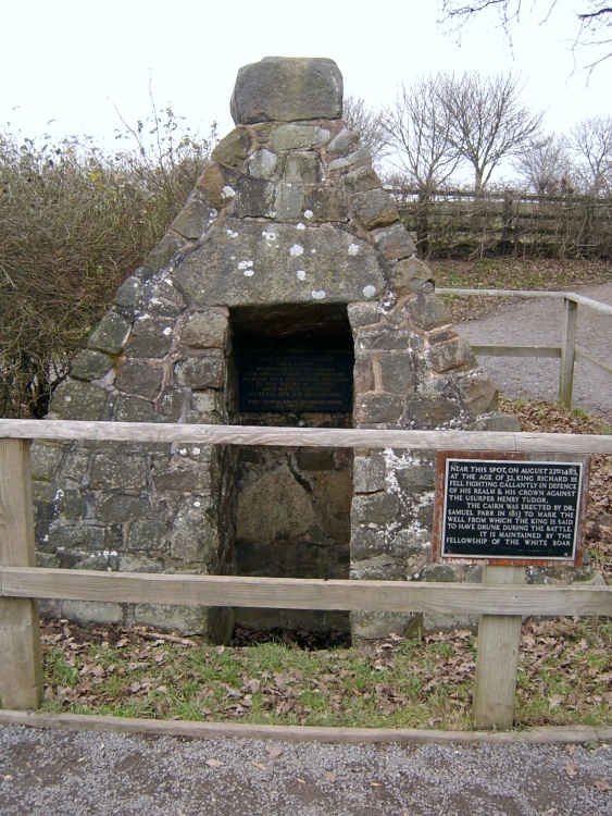 The spot where King Richard was killed in battle