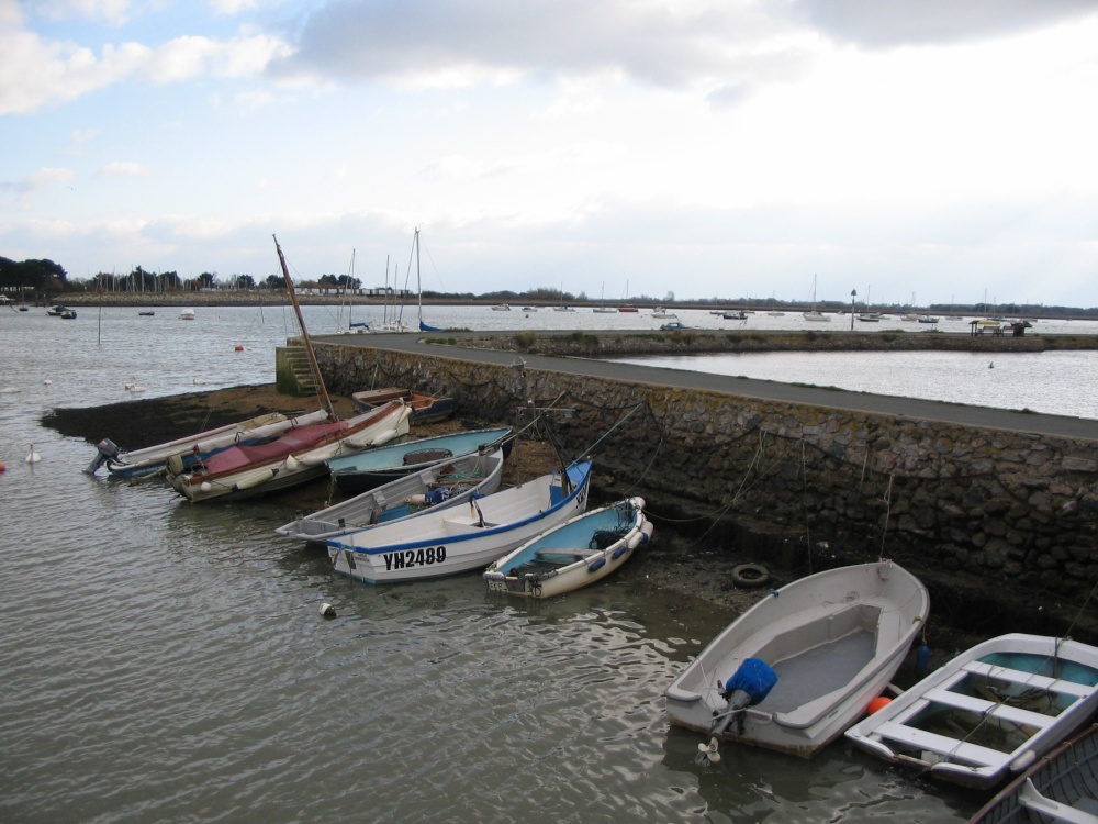Photograph of Emsworth water front 1.2.2009