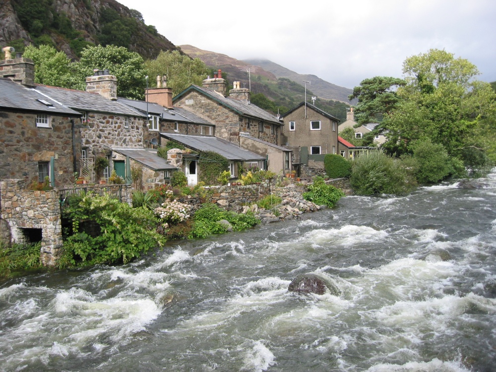Photograph of River near our campsite in Beddgelert
