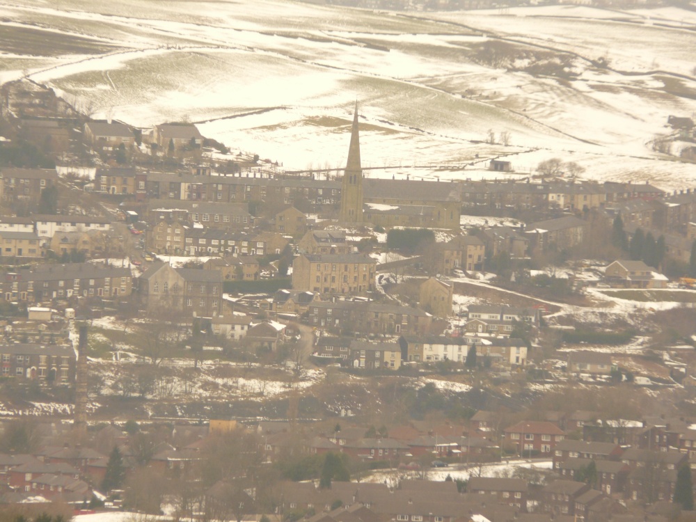 Mossley in the snow