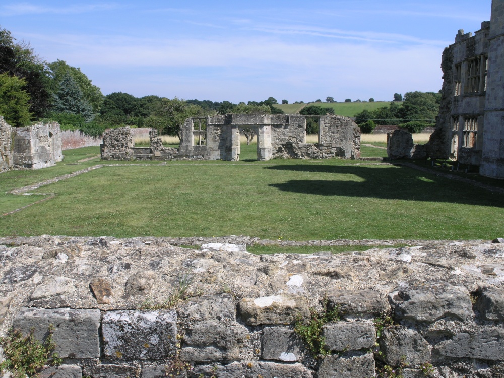 Former cloisters Titchfield Abbey
