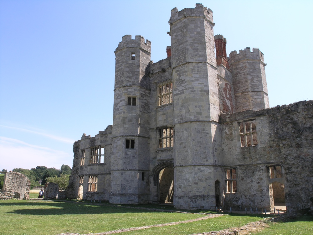 Interior of Abbey courtyard