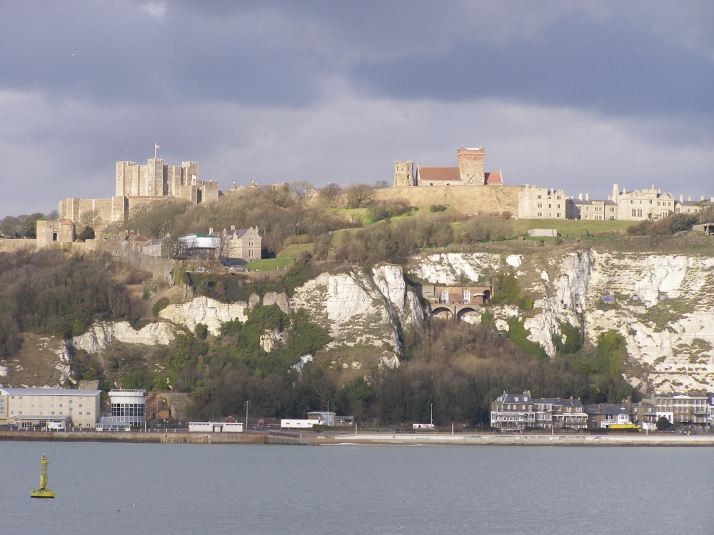 Dover Castle From The Prince Of Wales Pier.