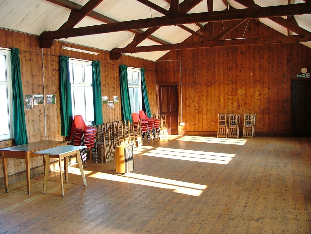 Photograph of Inside the Village Hall