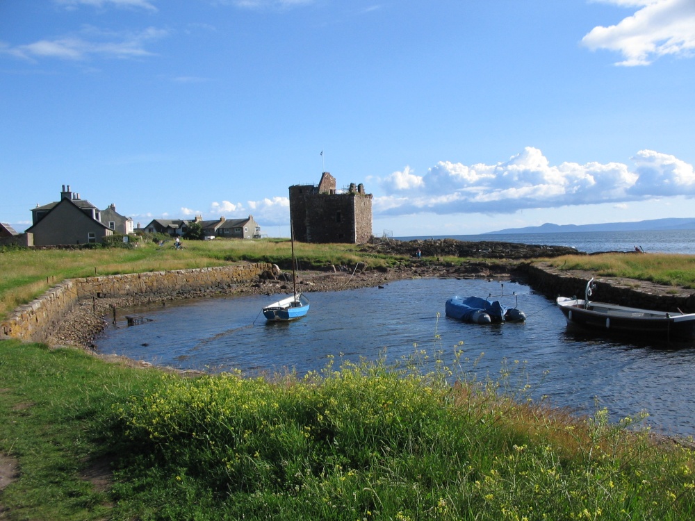 Photograph of The Old Harbour at Portencross