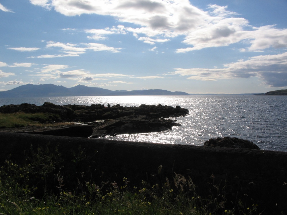 Photograph of Portencross early evening