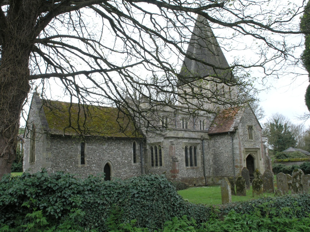 Photograph of All Saints Church, Idmiston