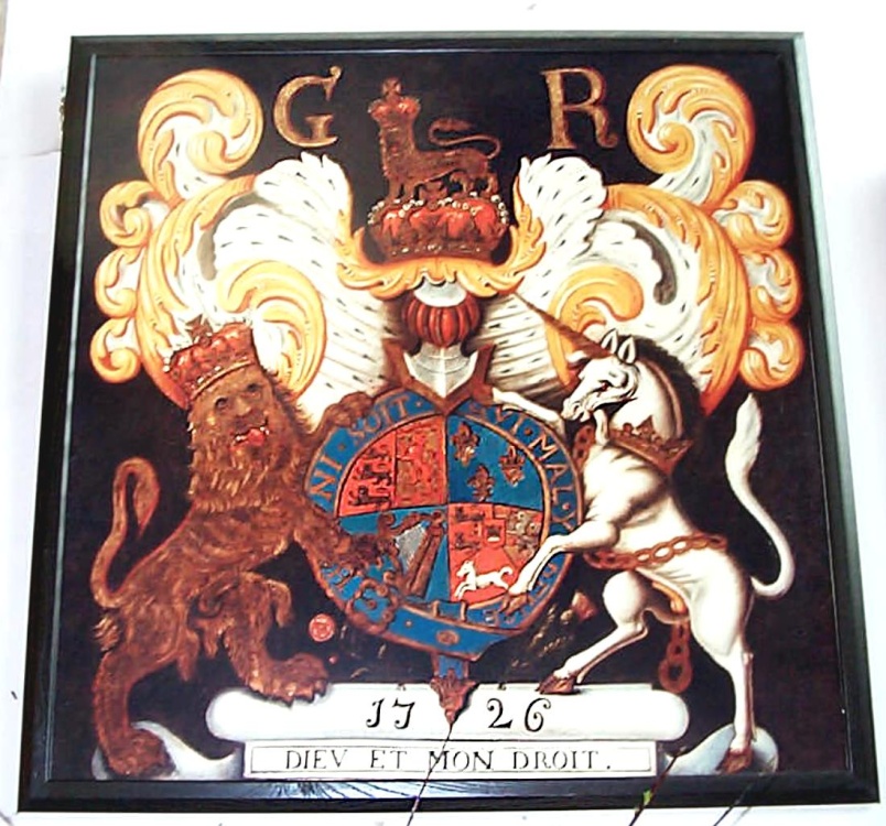 1726 Royal Coat of Arms in the Parish Church