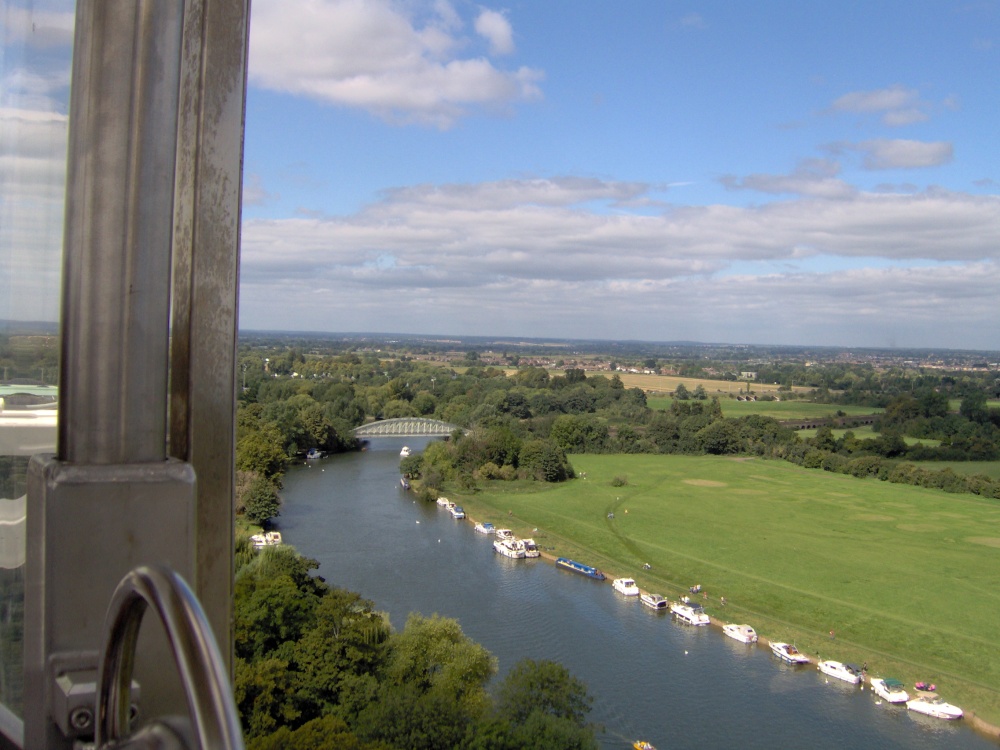 A view of Windsor from the Ferris Wheel, 2007
