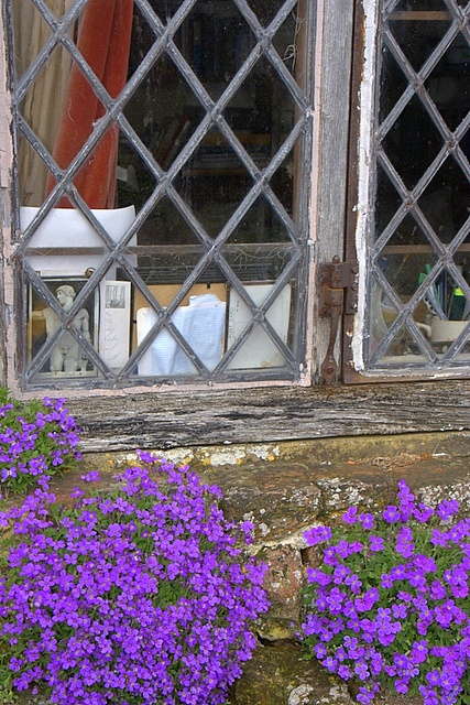 A Country garden window