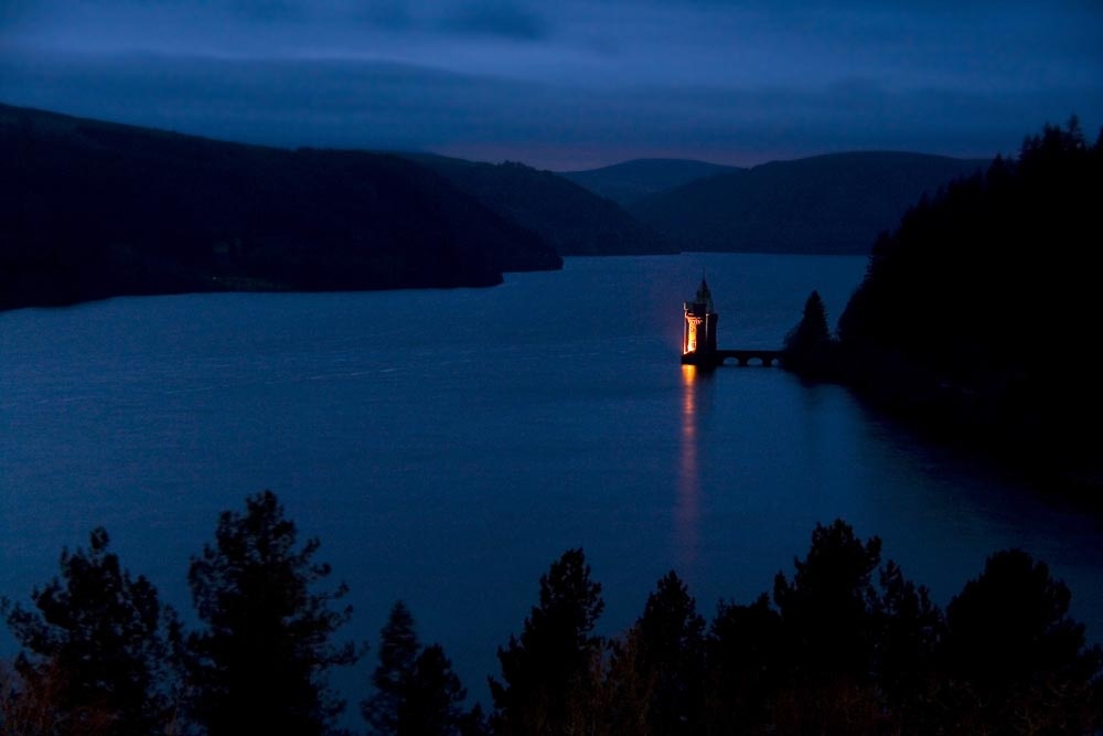 Lake Vyrnwy at Night photo by John Godley