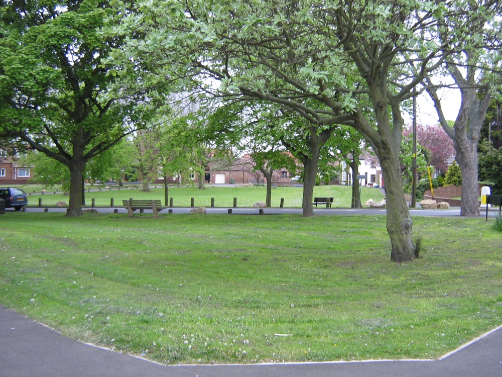 Wolviston village green from the school