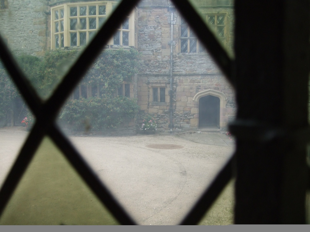 Haddon Hall, a view on to the courtyard