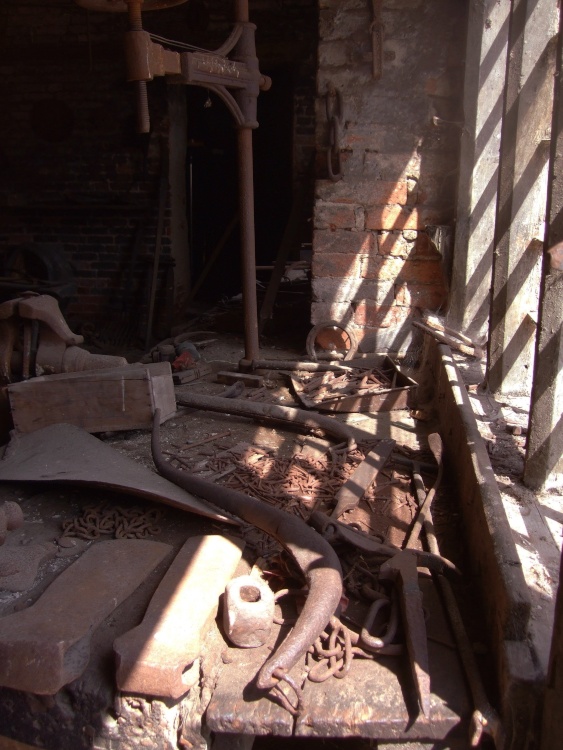 Dusty and rusty. Calke Abbey