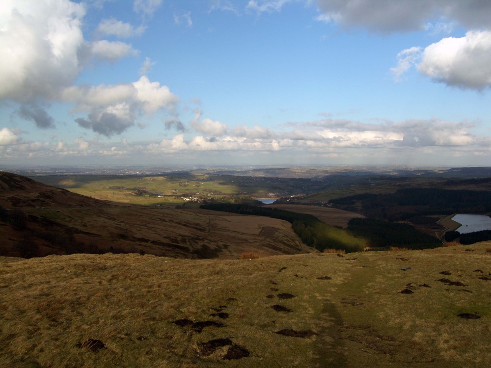 1750 feet up looking down
