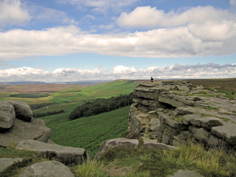 Stanage Limestone Edge. photo by James Carter