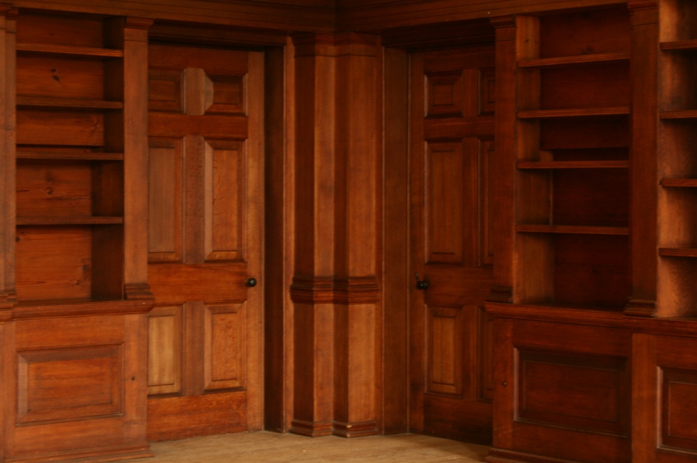 Belsay hall the library