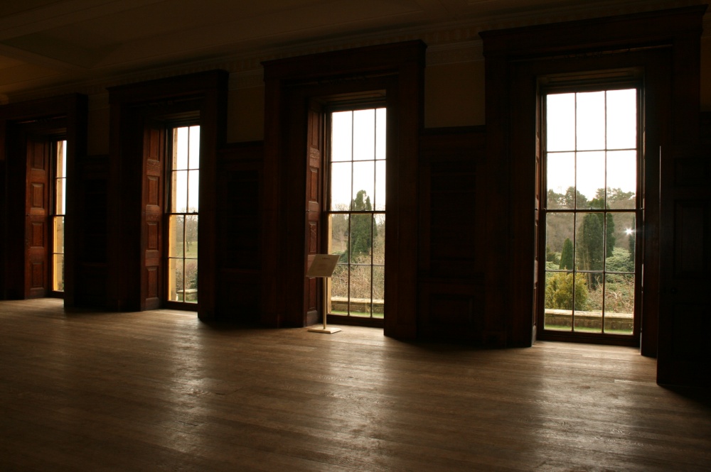 Belsay hall the library