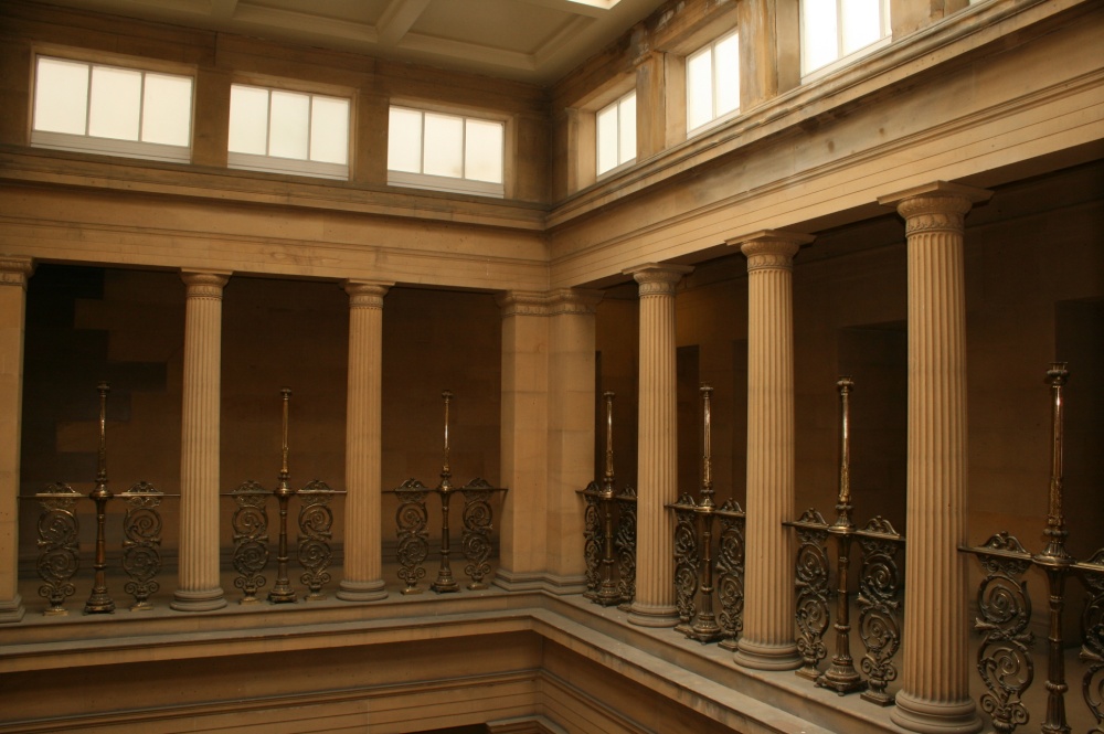 Belsay Hall entrance hall