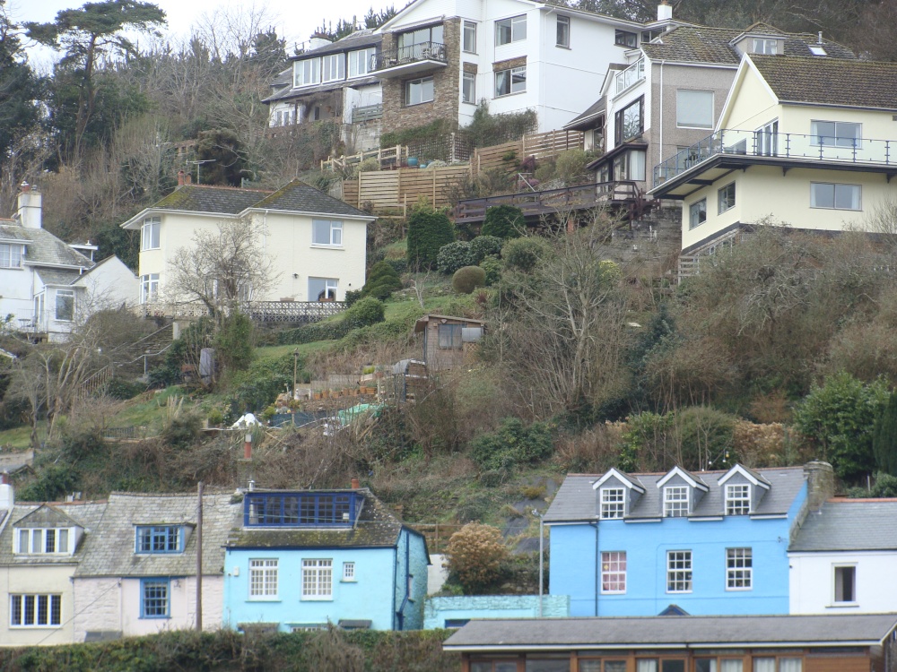 Hillside houses overlooking the harbour