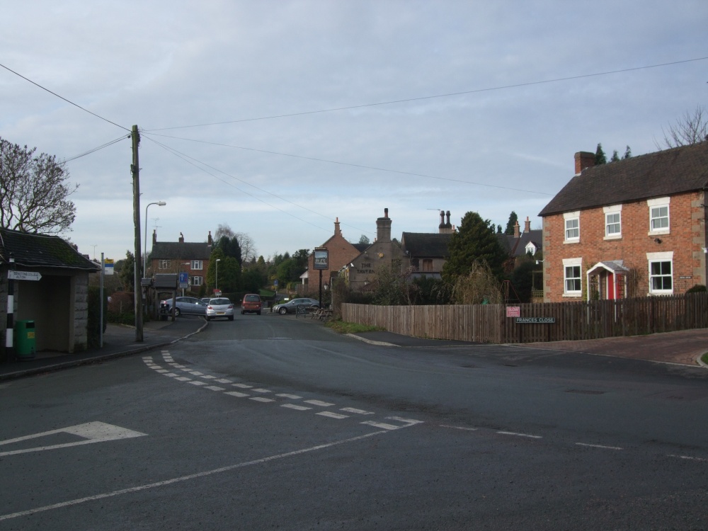 Photograph of Denstone main street