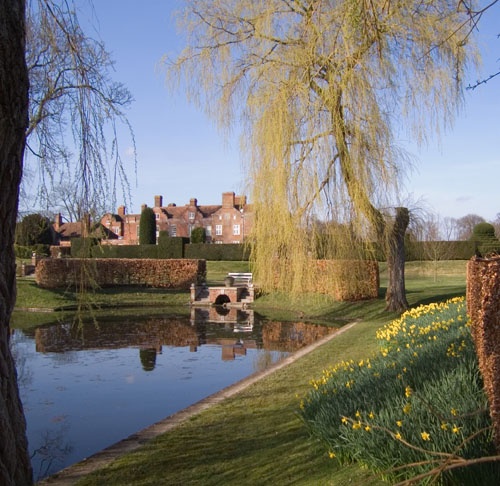 The pond at Godinton House, near Ashford, kent