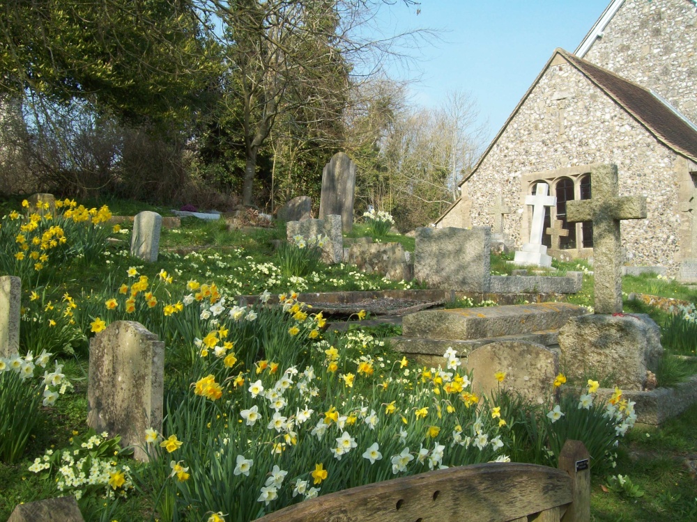 Photograph of Spring Churchyard