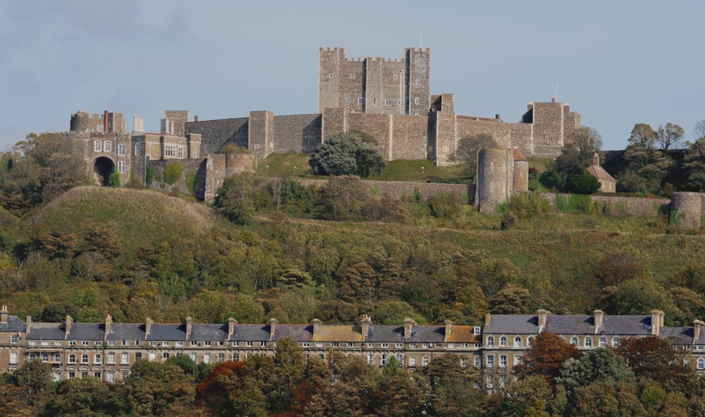 Photograph of Dover Castle from the East