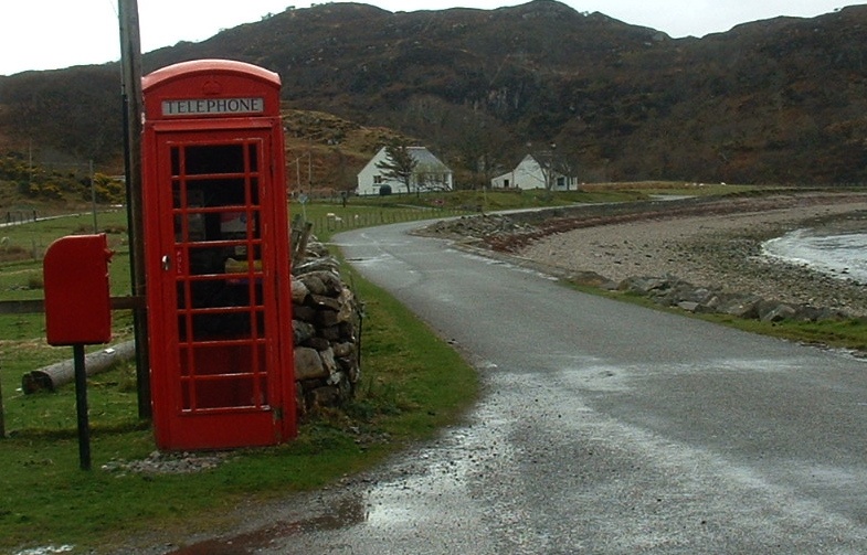 Photograph of Phone Box in Strathan Bay