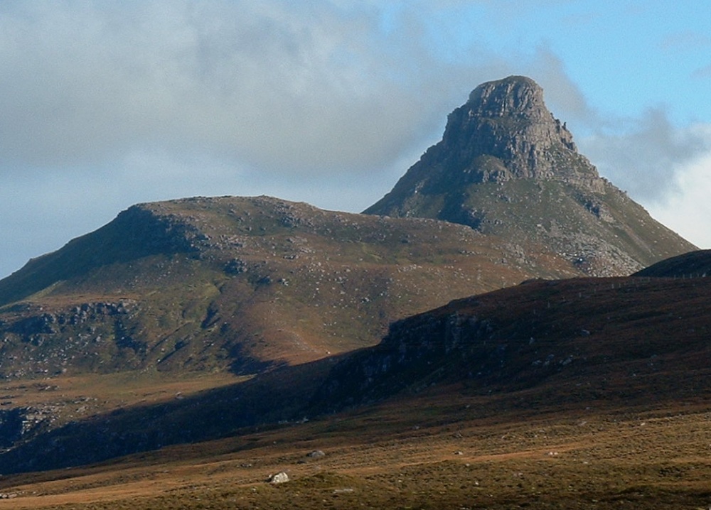 Photograph of Stac Poliaidh from 'the Wee Mad Road'
