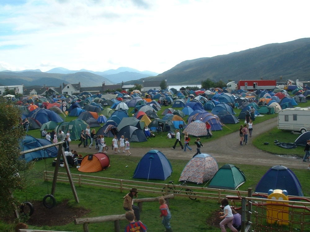 Campsite during Loopallu Festival