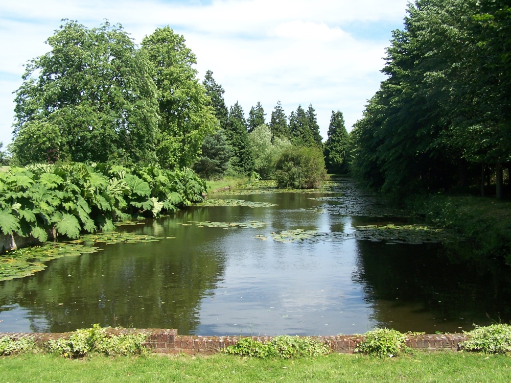 "The Stew Pond at Ingatestone Hall" by Hilda Whitworth at