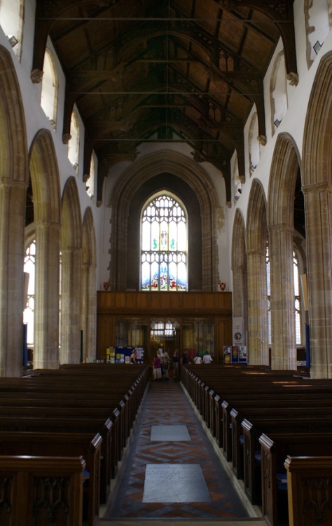 The main aisle, Cromer Church.