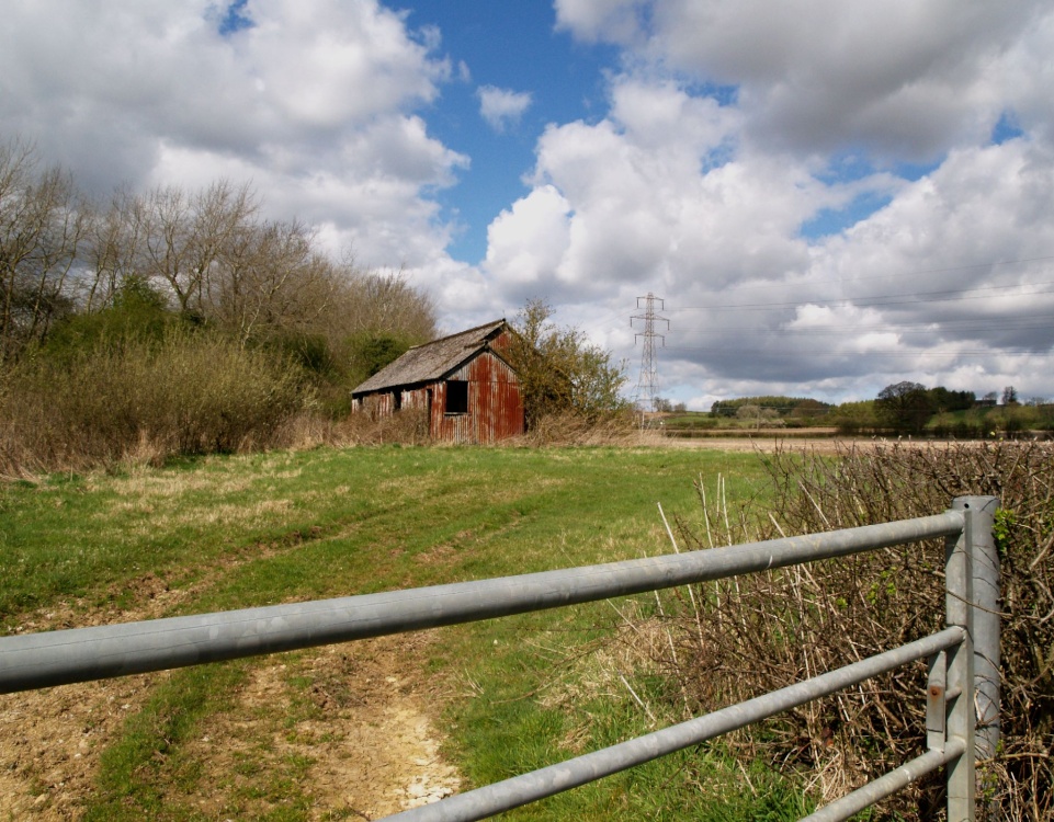 Another view of farmland, Thenford, Northants.