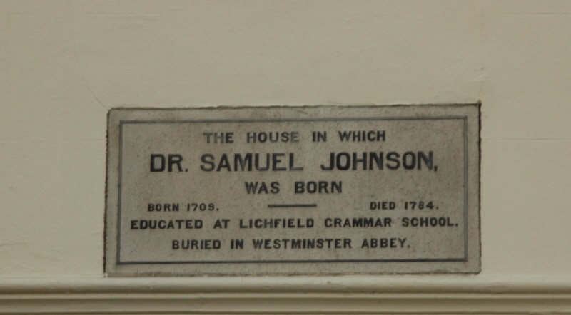 Birthplace of Dr Johnson