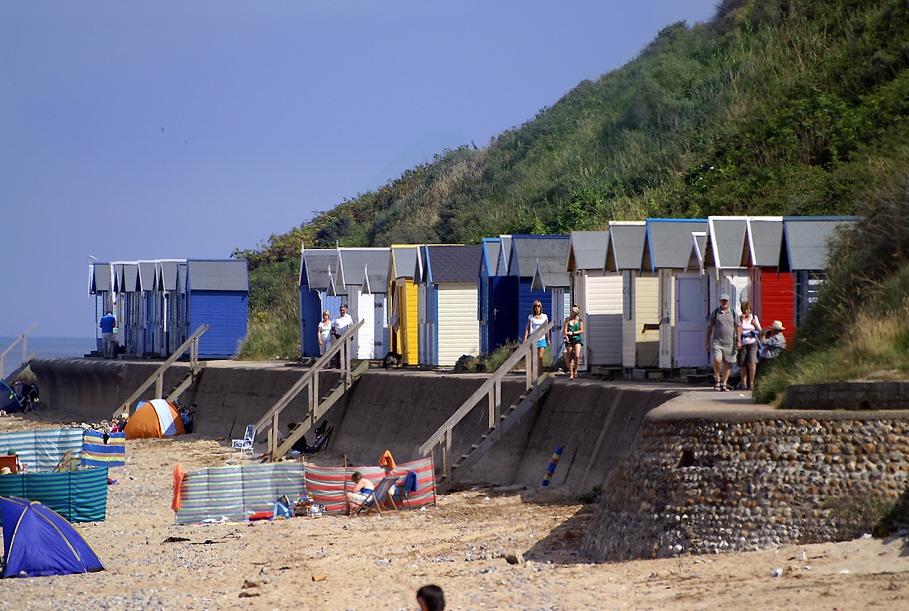 Cromer beach huts.