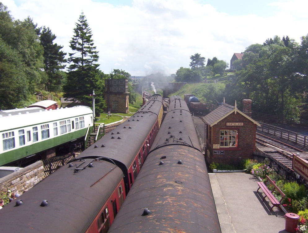 Steam trains at Goathland Station