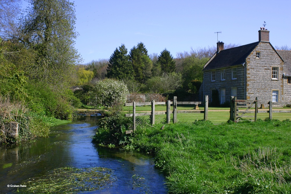 Photograph of The River Cerne in Dorset