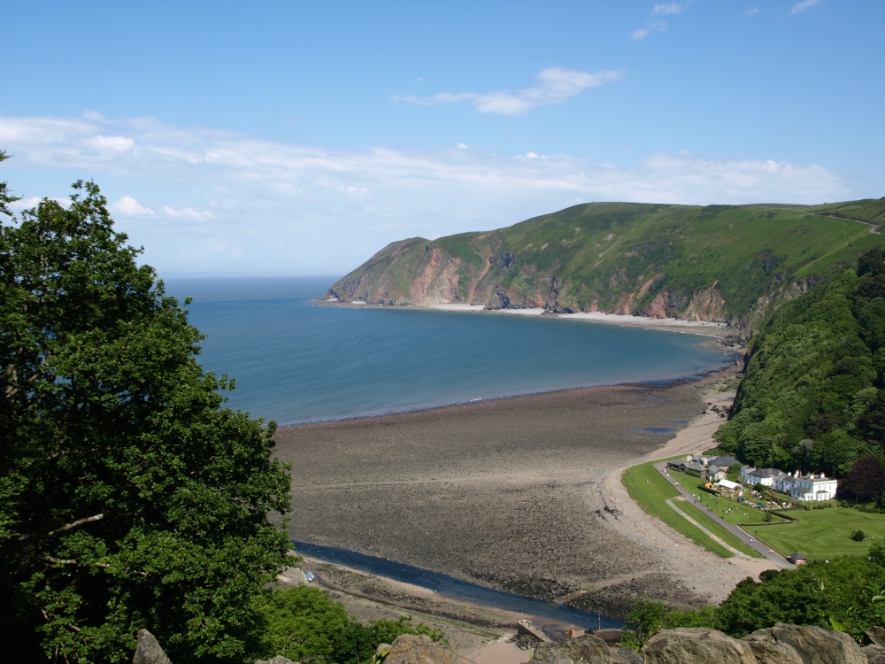Countisbury Hill and Manor Green, Lynmouth
