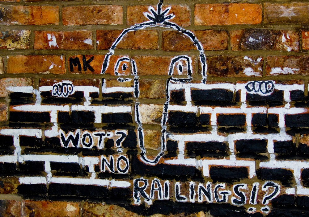 Wot No Railings? photo by Sally Birch
