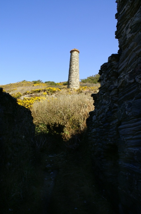 The mine chimney stack.