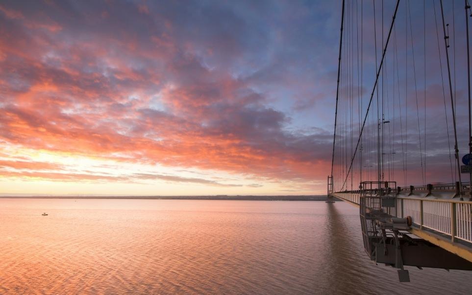 View from Humber Bridge photo by Paul Lakin