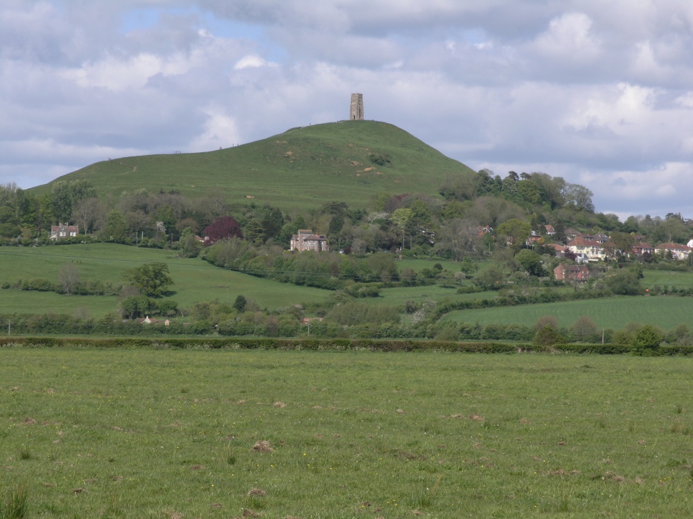 Glastonbury Tor rising above the Somerset levels photo by Jim Harrop-williams