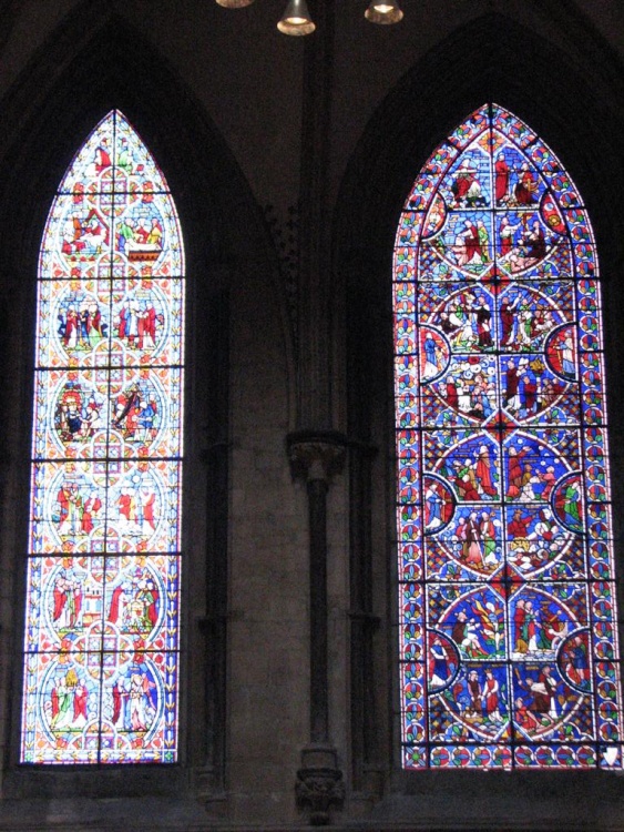 Stained glass window
