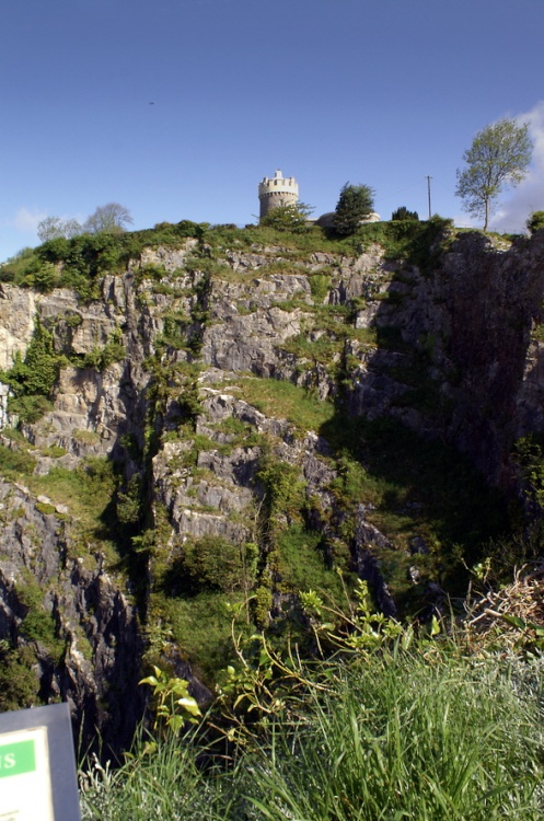 By the side of the Clifton Suspension Bridge.