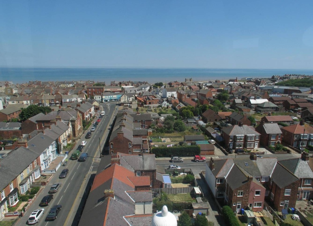 View from top of Withernsea lighthouse