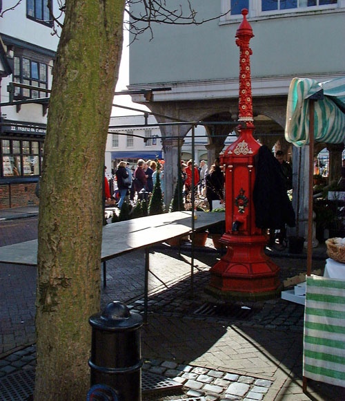 The market at Faversham, Kent