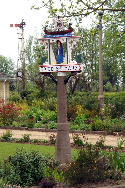 Seen in a front garden