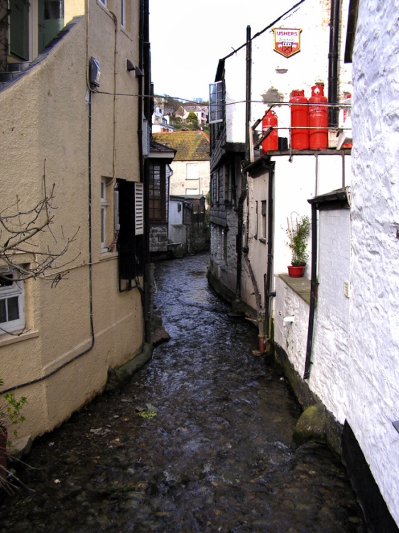 River running down to the harbour.